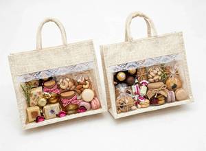 Good Quality Jute Shopping Bag With Strong Handles Durable Reusable Construction And Spacious Interior For Shopping - Product Image 6
