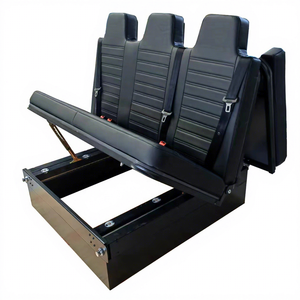Siège inclinable électrique chauffant en cuir avec massage coulissant, luxe VIP, pour conversion de van, limousine, camping-car, motorhome 3C - Product Image 1