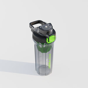 Gym <b>Shaker</b> <b>Bottle</b> for Protein & Smoothies | Durable Plastic <b>Shaker</b> <b>Bottle</b> with Secure Lock Lid & Easy Carry Design - Product Image 4