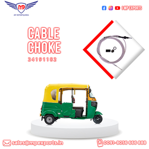 Indian-Made Choke <b>Cable</b> Quality 3-Wheeler Parts Compatible with RE Model Exported to Haiti and Ecuador - Product Image 3