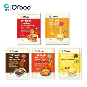 O'Food Tteokbokki Coreano Agridulce 140g, Sabor Suave, Pastel de Arroz Instantáneo, Apto para Todas las Edades, Venta al por Mayor, Exportación - Product Image 5