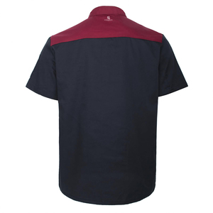 เสื้อเชฟมืออาชีพขายส่ง แขนสั้น ผ้าระบายอากาศ สำหรับพนักงานครัวร้านอาหาร ผู้ผลิต OEM ปี 2026 - Product Image 2