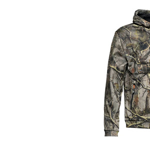 เสื้อฮู้ดผู้ชายแบบสวมใส่สบาย พิมพ์ลายฤดูหนาว พร้อมกระเป๋าซิป รับผลิตแบบ OEM ODM ขายดี พร้อมเทคนิคการปัก 3 มิติ - Product Image 2