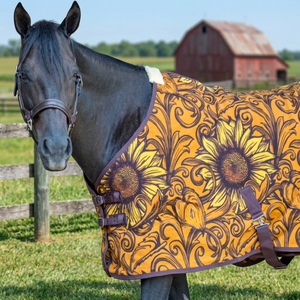 Manta Premium para Caballos, Transpirable, Ligera, Impermeable, Protección Contra Moscas de Verano, Equipo Ecuestre - Product Image 3