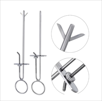 Cannule trocar en acier inoxydable réutilisable, instrument chirurgical pour équipement vétérinaire équin, provenant du Pakistan