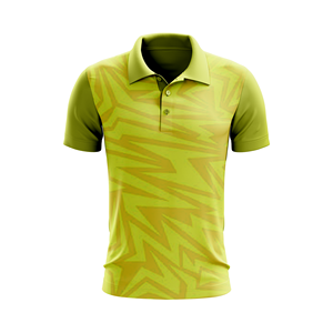 Camiseta polo deportiva sublimable, camiseta polo de color contrastante, camiseta polo con franjas, camiseta polo de uniforme. - Product Image 1