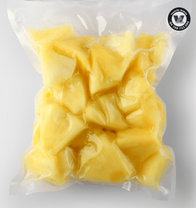 Meilleure Vente : Morceaux d'ananas surgelés IQF 15x15mm, dés de fruit jaune sucré, emballage en vrac pour stockage à froid, idéal pour les bars et les boissons - Product Image 5