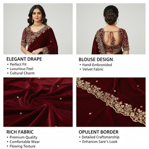 Sari en satin de soie de luxe Fandy en gros avec broderie de sequins |   Chemise Prête à Porter Cousue XXL 44 Pouces |   6 couleurs tendance - Product Image 4