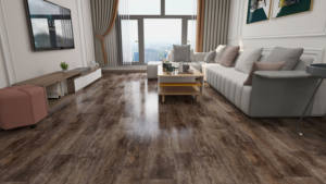 Suelo de Vinilo de Lujo SPC, 20/22 mil, 100% Impermeable, Antideslizante, Sistema de Clic, Uso en Interiores, Tablas Anchas (>=7 pulgadas), Más de 5 Años - Product Image 5