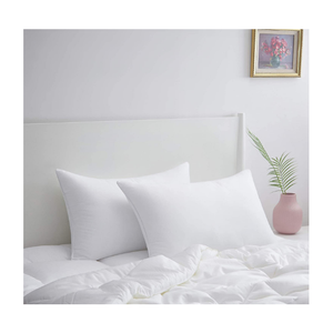 ปลอกหมอนสี่เหลี่ยมสีขาวสไตล์มินิมอล ชุดหมอนสำหรับเตียง - Product Image 5