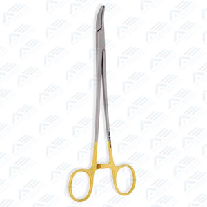 Portaagujas Heaney de 8 pulgadas (20 cm) con mordazas curvas, insertos TC, mango de anillo con trinquete, instrumentos ortopédicos de acero inoxidable - Product Image 4
