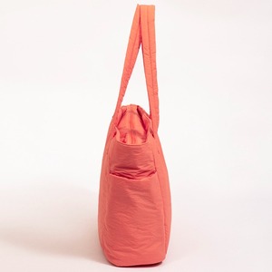 Bolso tote informal color naranja pálido, de gran capacidad, moderno, ligero, bolso de hombro. - Product Image 4