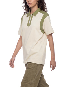 T-shirt Homme Oversize Anti-Plis Col Rond Manches Courtes Bordure Contrastante Style Décontracté Motif Uni Tricoté Tissu 100% Coton - Product Image 3
