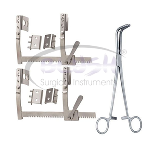High Quality German Stainless Steel Manual Rib Contractor A+ Grade Orthopedic Surgical Instruments By <b>Blush</b> Surgical - Product Image 5