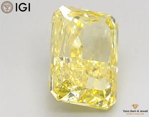 Diamante Cultivado en Laboratorio CVD de Corte Radiante, Color Amarillo Intenso de 2.00 Quilates, Claridad VS2, Calidad Premium, con Certificado IGI - Product Image 6