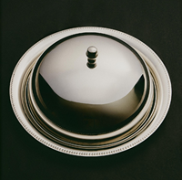 Couvre-plat en acier inoxydable, couvercle de table, couvercle alimentaire, compatible lave-vaisselle, couvercle pour collations, pour hôtel et maison, article de vaisselle
