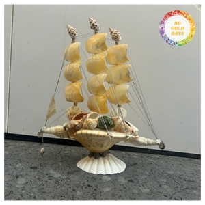 Conjunto de Conchas Marinas Rústicas Hechas a Mano Coastal Harmony para Decoración de Bodas y Adorno para el Hogar Inspirado en el Océano - Caryln - Product Image 1