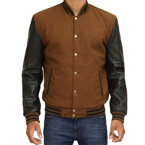 Chaqueta Varsity de Secado Rápido para Hombre y Mujer, 100% Lana, Transpirable, Resistente al Viento, Informal, con Opciones Personalizables, en Oferta - Product Image 3