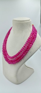 Wholesale Natural Agate Gemstone Beaded Multi Strand <b>Statement</b> <b>Necklace</b> Solid Pattern Party Women's Jewelry Making Supply - Product Image 4