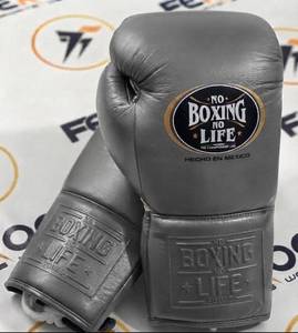 Guantes de Boxeo de Cuero Genuino Hechos a Mano de Alta Calidad para Entrenamiento de Adultos, Secado Rápido, con Cordones y Dedos Completos - Product Image 2