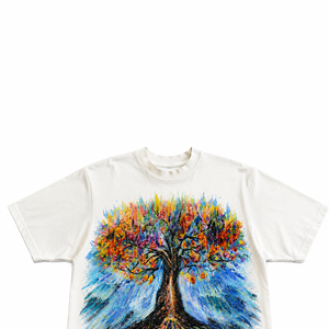 Camiseta con estampado gráfico personalizado DTG, 100% algodón jersey, estilo vintage moderno, manga corta, unisex, para verano. - Product Image 3