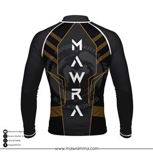 <b>Top</b> Selling OEM Custom Unisex Full Sleeve Rashguard Dark <b>Aesthetic</b> Sublimated Gym Running Fitness Activewear Compression Shirts - Product Image 6