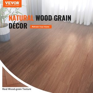 Adesivo 36X6 pollici piastrelle per pavimenti in vinile 2.5mm di spessore Stick Design marrone profondo venatura del legno per la cucina sala da pranzo facile - Product Image 2