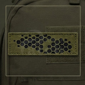 High Density Synthetic Woven <b>Patches</b> With Clean Laser Cut Edges For <b>Jackets</b> Duffel Bags Straps And Outdoor Accessories - Product Image 3