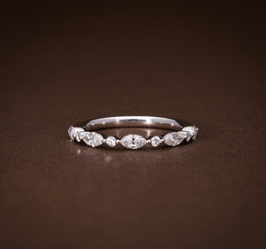 Anillo de Compromiso Vintage de Plata de Ley 925 con Diamante Certificado por IGI para Aniversario de Bodas y Regalo - Product Image 1