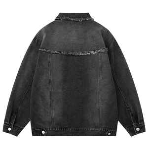 Conjuntos de Chaqueta y Jeans de Mezclilla para Hombre de Alta Calidad, Ropa Personalizada para Hombre, Estilo Urbano, Chaqueta de Mezclilla de Alta Calidad para Hombre - Product Image 3