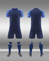Setelan Jersey Sepak Bola Kustom Dewasa Remaja Seragam Tim Latihan Pertandingan 100% Poliester Bernapas Cepat Kering