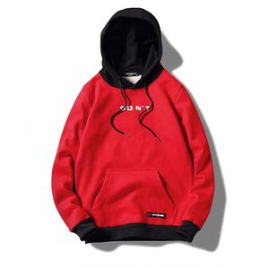 เสื้อมีฮู้ดแฟชั่นสำหรับผู้ชายเสื้อแนวสตรีทเสื้อเจอร์ซีย์เย็บปะฮิปฮอปเสื้อสเวตเตอร์แบบกำหนดเองสำหรับฤดูหนาว - Product Image 2