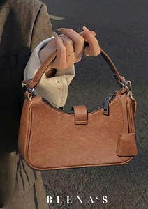 Bolso Tote Elegante Vintage para Mujer de Beena, con Paneles, Cierre de Cremallera, PU Impermeable, Duradero, para Uso Diario en Invierno, de Algodón Sólido - Product Image 6