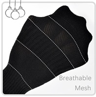 Chaussettes de sport noires personnalisées, hauteur genou, respirantes et rembourrées, pour équipes de football, soccer, baseball, athlétiques, vente en gros OEM pour adultes