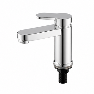 Robinet de lavabo KSN Vietnam KSLA-06C finition chromée, monocommande moderne, pour lavabo, montage sur plan - Product Image 3