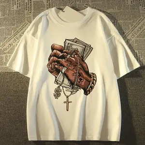 Casual Loose Men’s T-<b>Shirt</b> Multi-Color Options Blank Basic Streetwear Male Clothing - Product Image 2