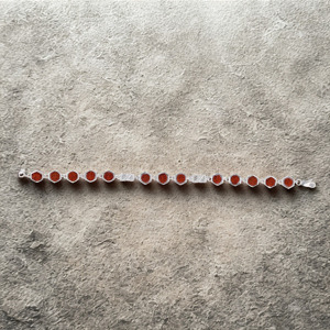 Elegant Hexa Rudraksha Spiritual <b>Bracelet</b> for Men & Women Classic Style with Dazzling Silver Detailing Fine Jewelry Accessory - Product Image 2