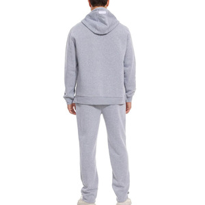 Survêtements d'hiver décontractés respirants pour hommes, ensembles de jogging sportifs unis, vente en gros à prix abordable, survêtement homme en polyester/coton - Product Image 6