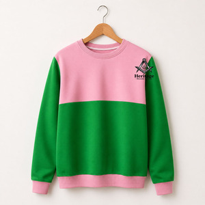เสื้อสเวตเตอร์โอเวอร์ไซส์แบบสั่งทำพิเศษ HMR สำหรับผู้หญิง ลายตัวอักษรชมรมหญิงแบบกรีก ตกแต่งด้วยมุก - Product Image 1