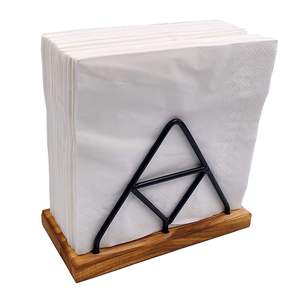 Support de serviettes en acier inoxydable pour cuisine, porte-serviettes en papier et mouchoirs, décoration métallique sur pied, outil de type artisanal, exportations craftera - Product Image 5