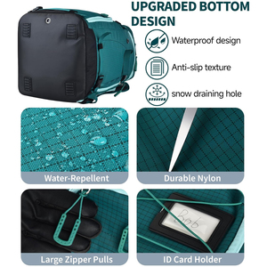 Outdoor Update Expandable Padded <b>Ski</b> Bag Snowboard Bag Travel Boot Bag with Water-Resistant Lining Pockets - Product Image 6