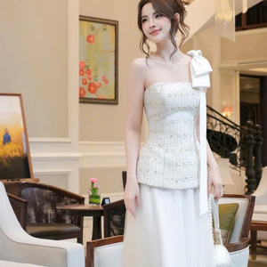 Conjunto de Dos Piezas Largo para Mujer, Estilo Casual de Verano, Ajustado, Cómodo, Ecológico, de Algodón Lavable, Empaque Personalizado, Vietnam - Product Image 5