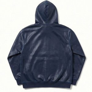 Sweat à capuche empilé enduit ONYX MALUZA Industries – Pullover streetwear premium, mode urbaine de luxe, édition noire - Product Image 3