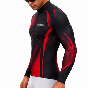 Maillot de Ciclismo Personalizado para Hombre, Transpirable, Ligero, con Estampado por Sublimación, de Secado Rápido, Ajuste Elástico y Flexible - Product Image 3