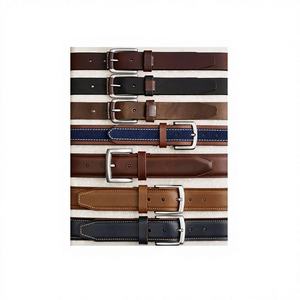 Ceinture en cuir de vache à boucle en acier de style américain vintage, largeur et longueur personnalisables - Haute résistance, imperméable, écologique, robuste - Product Image 6