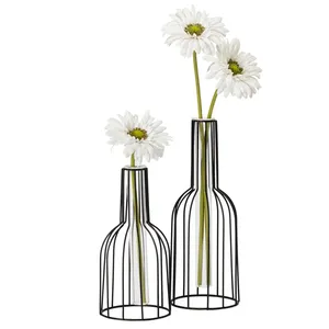 Modern Coastal Design Handmade Iron Floor Flower <b>Vase</b> for Bedroom Home Decor - Product Image 6
