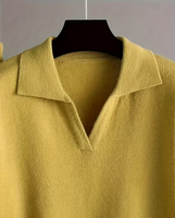 Women's Winter Casual Solid Long Sleeve Sweater Straight Leg Pants Two-Piece Suit Set Breathable V-neck Fleece Fabric