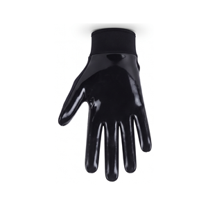 Elite <b>Sticky</b> Receiver Football Gloves Breathable Glossy Palm Stripe Print Back Lightweight Outdoor Custom Logo OEM ODM Direct - Product Image 5