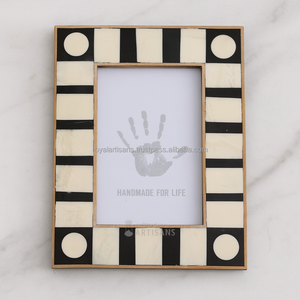 Luxury Buffalo Horn <b>4x6</b> Photo <b>Frame</b> Customizable Thermal Transfer Print Rectangle Horizontal Handmade <b>Frame</b> - Product Image 6