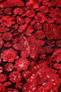 High End Custom Embroidery Net Polyester Fabric for Wedding Dress Design Fashion <b>Garments</b> Bags Home Textile and Swimwear - Product Image 2